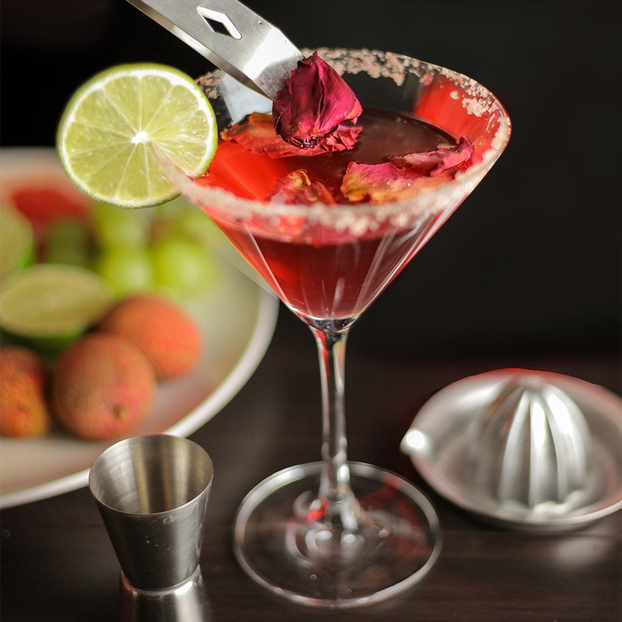 Cocktail Hibiscus Fizz