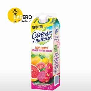 NECTAR PAMPLEMOUSSE GOYAVE FRUIT DU DRAGON – CARESSE Antillaise ( 1L ) pack de 3